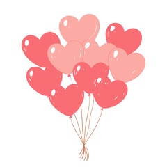 love balloons romantic valentine art