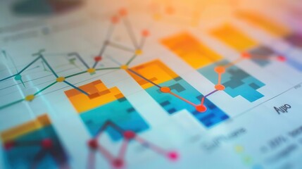 Scaling growth strategies for business growth, front view, driving business expansion, cybernetic tone, Analogous Color Scheme