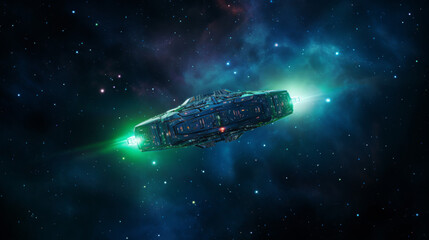 Obraz premium spacecraft, representing advancing space exploration. 