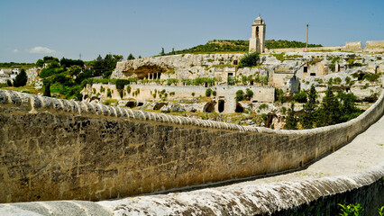 Gravina in Puglia, antica città rupestre. Bari, Puglia,Italia