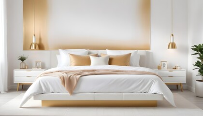 Photo interior modern design room 3d illustration