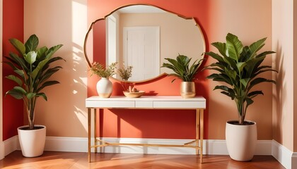 Photo interior modern design room 3d illustration