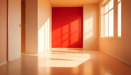 Obraz premium Photo interior modern design room 3d illustration