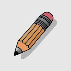 pencil vector icon illustration education symbol