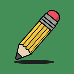 pencil vector icon illustration education symbol