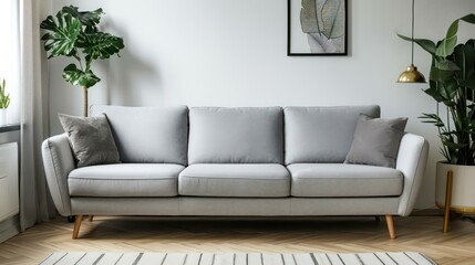 living room with sofa couch, cozy home