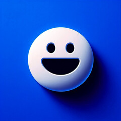 Fototapeta premium funny cartoon face or emoji for jokes day