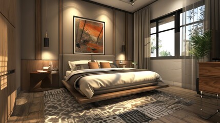 modern bedroom interior design