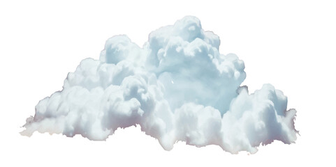 Vector realistic cutout clean cloud of smoke or fog. Fog or cloud on an isolated transparent background. Haze fog clouds on transparent background.