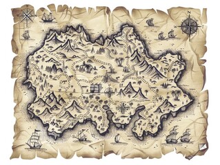Hand drawn map