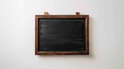 Mini blackboard mockup for adding content on white background Suitable for business and education