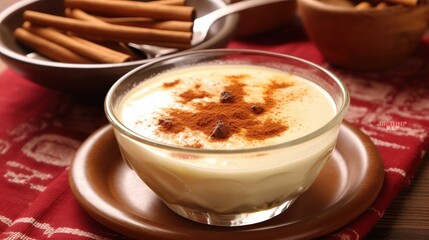 Cinnamon and Chocolate Cream Dessert