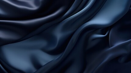 Fototapeta premium Abstract Blue Silk Drapery