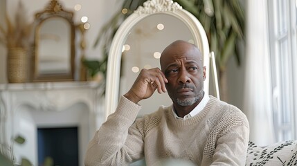 The Man in the Mirrors Reflection