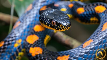 Eastern Indigo Snake. 
