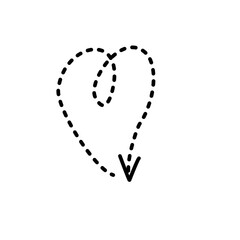 heart icon on white background