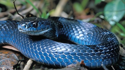 Eastern Indigo Snake. 
