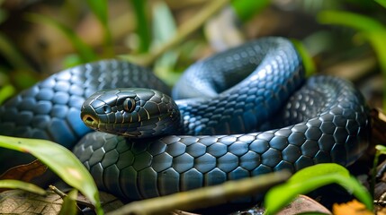 Eastern Indigo Snake. 