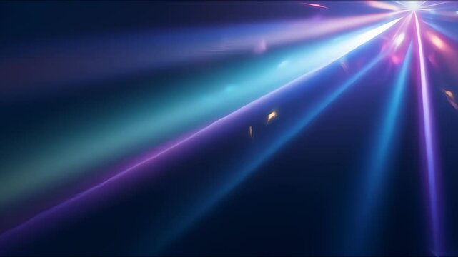 prismatic light flare and diamond reflection 4K