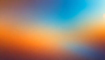 abstract blur orange and blue gradient background with soft transitions and vibrant hues, evoking a sense of warmth, tranquility, and creativity. Ideal for modern, artistic, and minimalist designs