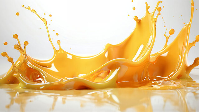 a splash of orange juice