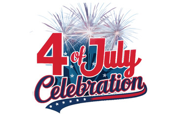 A poster for the fourth of July celebration.