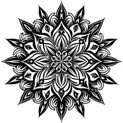 Fototapeta premium abstract floral ornament