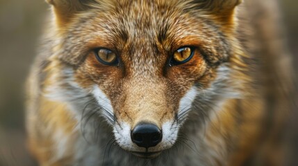 Obraz premium a rare wild Indian fox