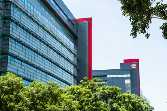 Hsinchu City, Taiwan- June 24, 2024: Taiwan Semiconductor Manufacturing Company (TSMC) plant in Hsinchu Science Park, Taiwan, TSMC is the world's largest dedicated independent semiconductor foundry.