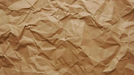 Obraz premium abstract background from crumpled kraft paper