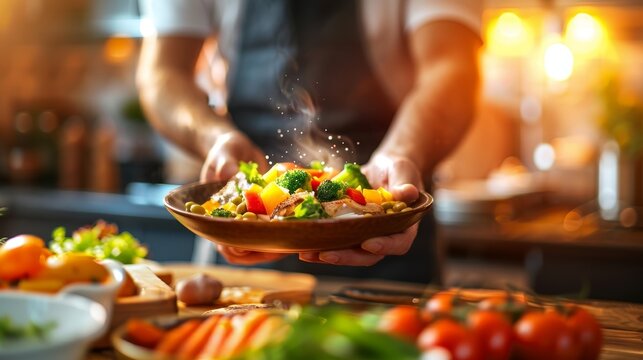 Customer using a subscription service for meal kits, convenience culture, preplanned meals