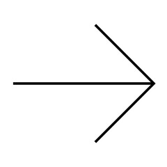 Direction Arrow Line Icon