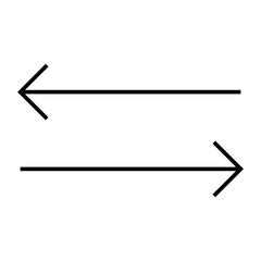 Direction Arrow Line Icon