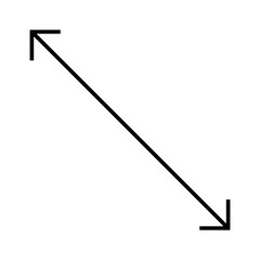 Direction Arrow Line Icon