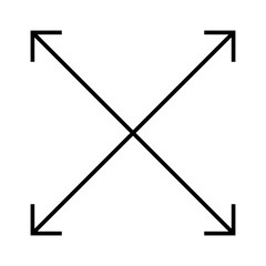 Direction Arrow Line Icon