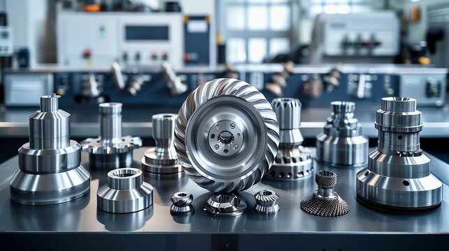 HighPrecision Machining CNC machines crafting highprecision components