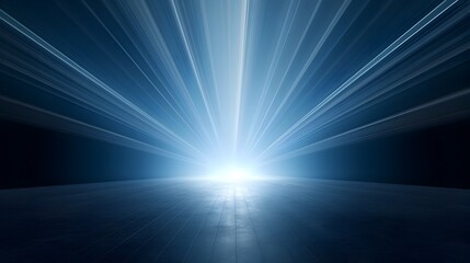 Fototapeta premium Striking Abstract Background with Radiant Beams of Glowing Illumination