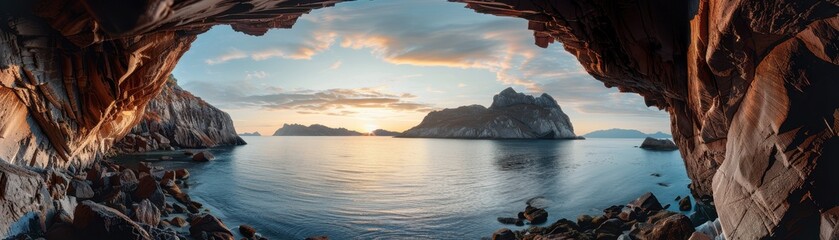 Naklejka premium Scenic landscape