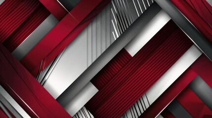 Line and geometric graphic background, dark red and silver, vector illustration. Background image copy space for text