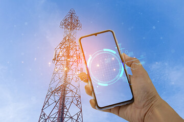 Concept of high-speed communication, 5G and 6G technology