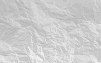 White crumpled Paper Texture. Abstract Background.