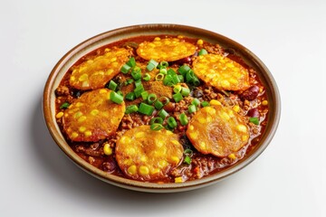 Satisfying and Vibrant Caution Flag Chili Dish