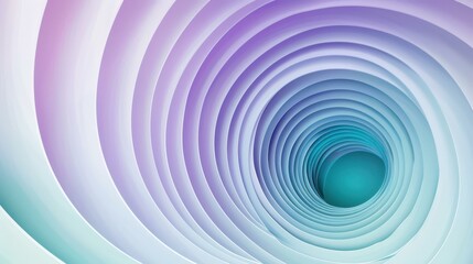 Obraz premium Abstract Pastel Spiral Tunnel Background