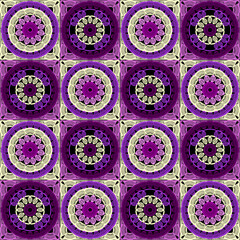 Pattern with crochet granny square wallpaper handmade decorative art design print 