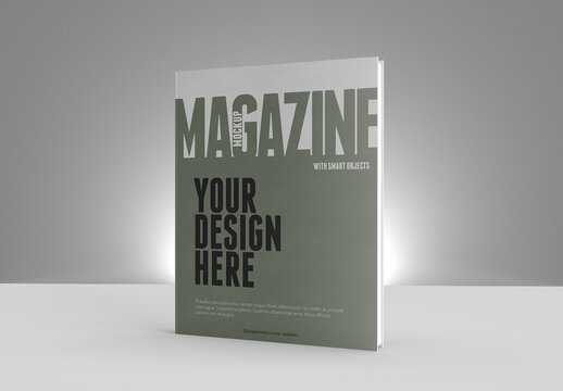 Hard Book Cover Template Standing on a Desk