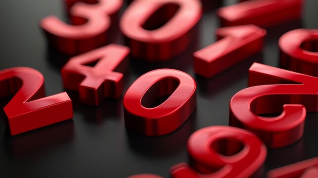 Red Numbers"」の写真素材 | 461件の無料イラスト画像 | Adobe Stock