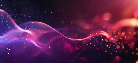 abstract background with smoke, glowing lights