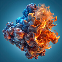Fototapeta premium flames