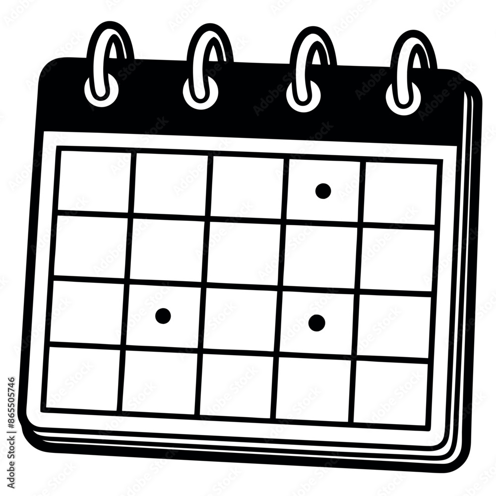 Aufkleber a bright idea for a planning schedule with a flat style coloring pages