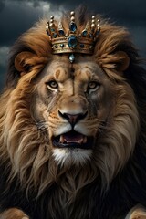 Fototapeta premium portrait of a lion